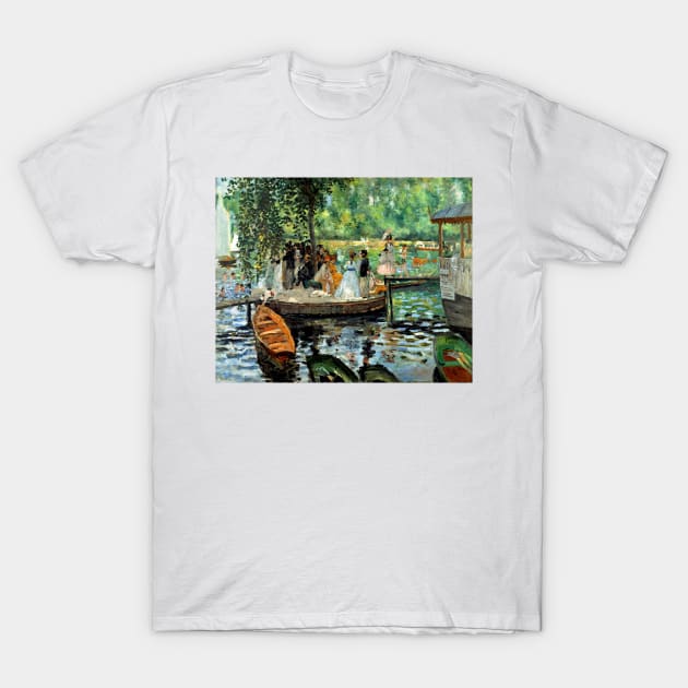 Pierre-Auguste Renoir La Grenouillère Art Print 1869 Impressionism T-Shirt by ZiggyPrint